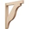 Ekena Millwork 5 1/2-in W x 30-in D x 36-in H Funston Block Rough Cedar Woodgrain TimberThane Outlooker, Primed Tan OUTUR055X30X36FST44RCPR - alternate 1
